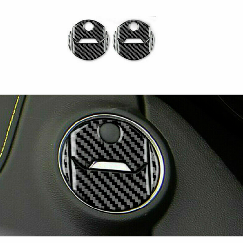21pc Carbon Fiber Interior Kit Cover Set For Chevrolet Camaro 2010-2015 (Stick-On, Black)
