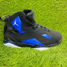 Nike Air Jordan True Flight Mens Size 9 Black Blue Basketball Shoes Sneakers
