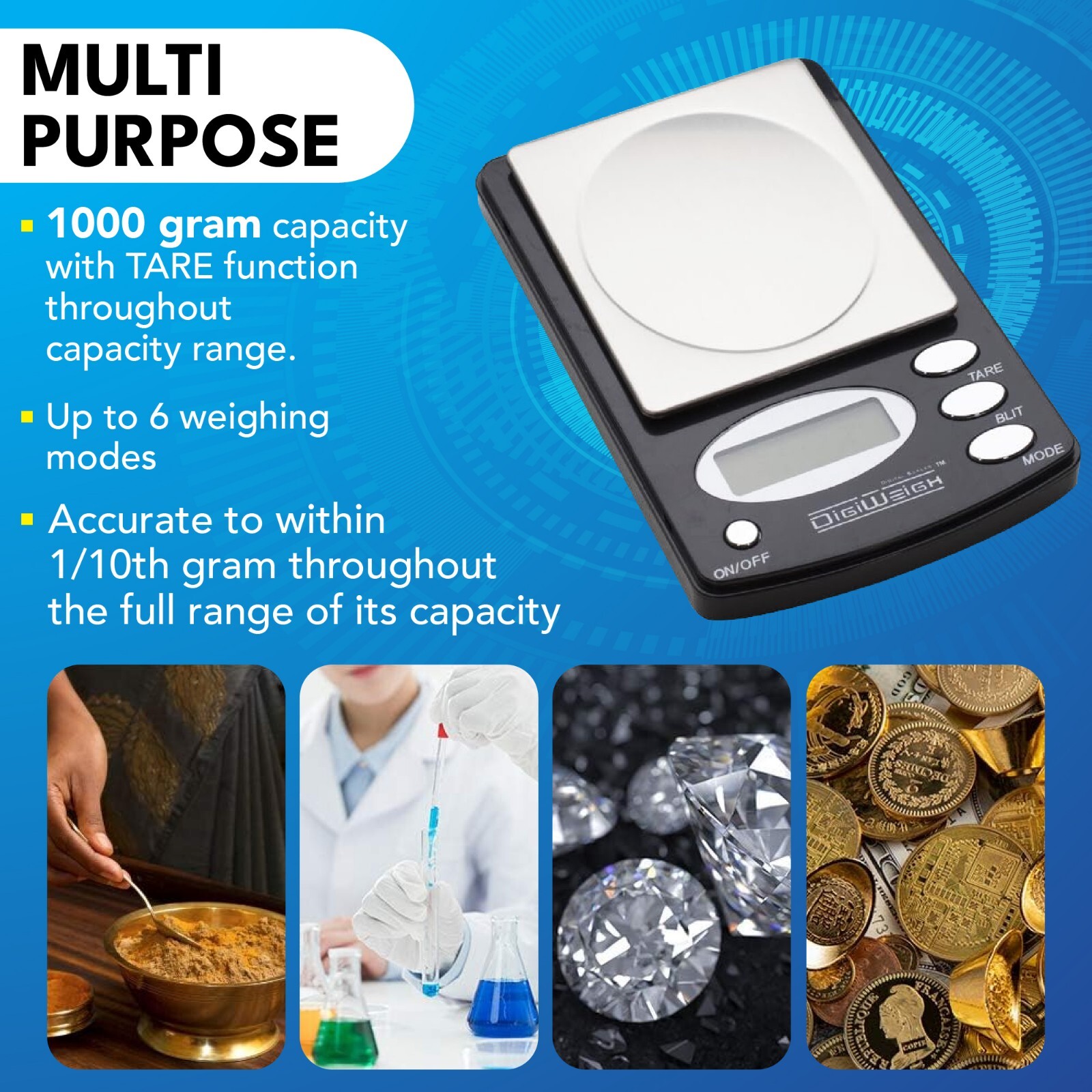 DIGITAL Pocket GOLD SILVER SCALE Coin Jewelry Scrap Precious Metals Troy Ounce