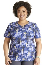 Tinker Bell Cherokee Scrubs Tooniforms Disney V Neck Top TF761 TBWM