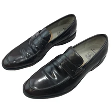 Clarks Mens Brown Leather Penny Loafer C&J Clark LTD TOR England Size 11.5 M US