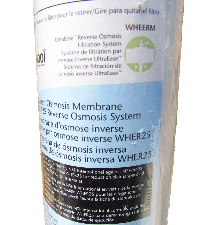Pack of 2 WHEERM Whirlpool UltraEase Reverse Osmosis Membrane WHAROS5 and WHER25 - Image 3 of 4