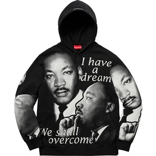 Sweat à capuche Supreme MLK noir XL