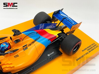 McLaren F1 MCL33 Fernando Alonso Abu Dhabi 2018 1st