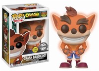 Crash Bandicoot Gitd Glows In The Dark Pop! Games #273 Vinyl Figur Funko