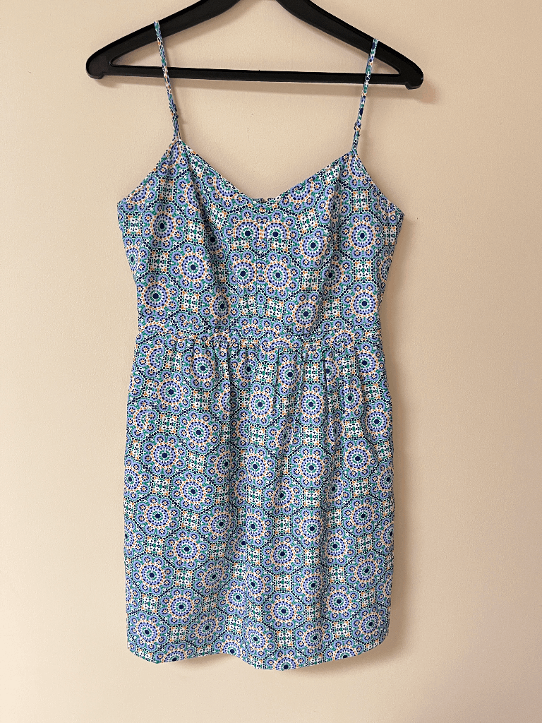 casual dresses factory J Crew Factory Womens Fully Lined Summer Casual Slip Dress with pockets  Green Pu