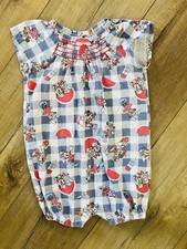 Disney Baby Size 18 Months Romper Minnie Mouse One Piece Shorts Vacation Summer