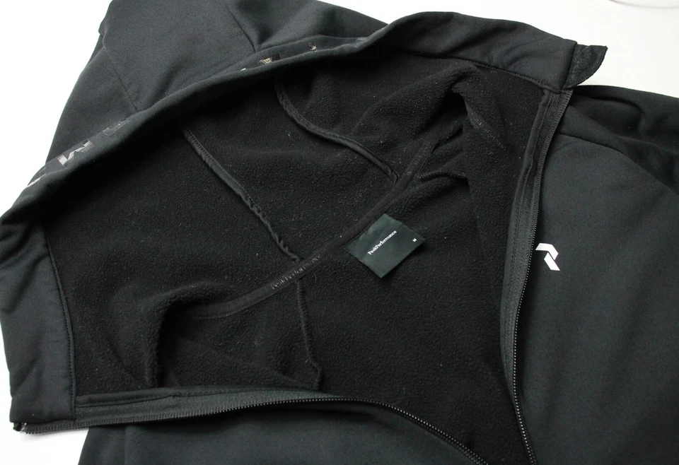 Peak Performance Rider Zip Hood Hoodie Damen Medium Taschen Schwarzes Logo - Bild 4 von 4