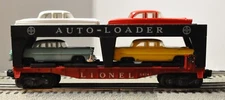 Lionel 6414 Evans Autoloader with 4 Original Cars