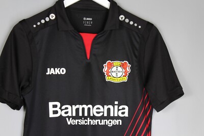 BAYER 04 LEVERKUSEN 2017 2018 HOME FOOTBALL SHIRT JERSEY JAKO SIZE