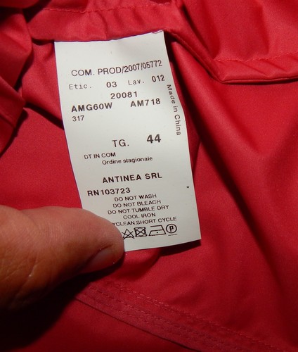 Armani Collezioni Italy Pink Polyester sz 8 Jacket - Picture 4 of 5