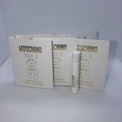 3X MOSCHINO TOY 2 Eau de Parfum EDP Spray Vial Samples 0.03 oz/ 1 ml for Women