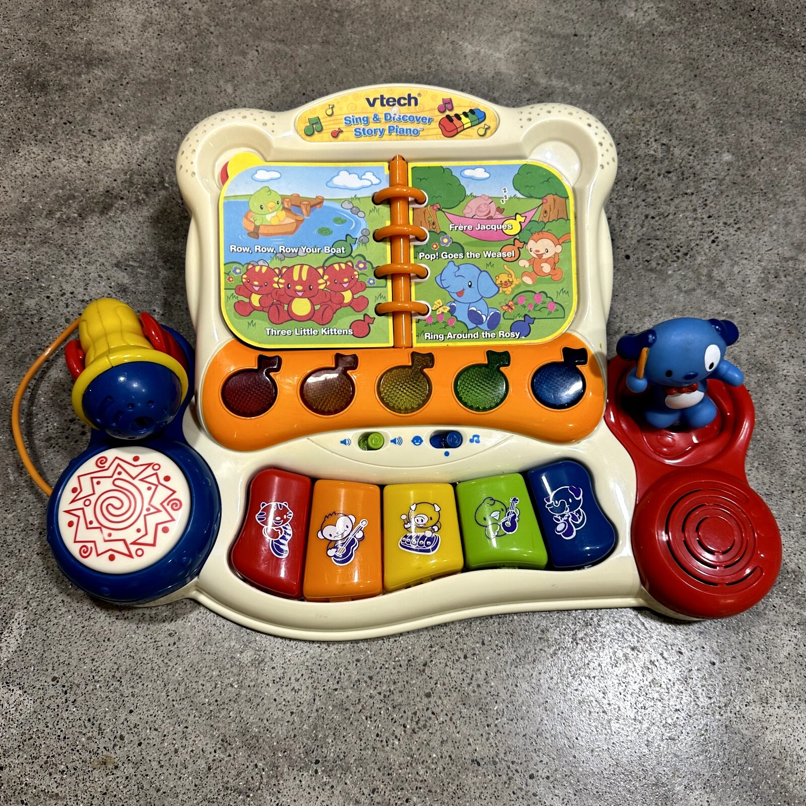 VTech Sing And Discover Story Piano Microphone Colors Music Songs