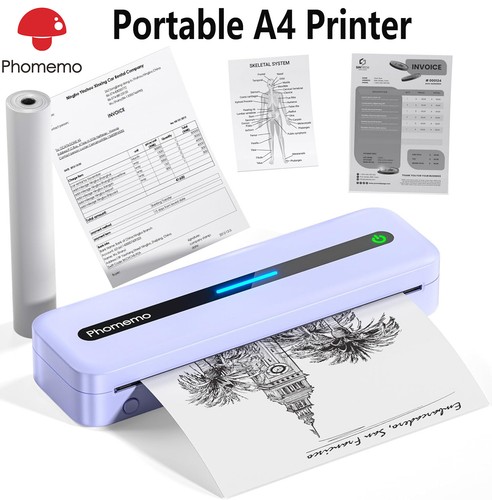 Phomemo M832 Portable Thermal Printer Bluetooth Inkless For Phone & PC 300DPI - Picture 12 of 16