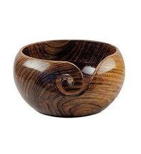 Rosewood Wooden Darn Good Yarn Bowl, Wooden bowl handmade style gift
