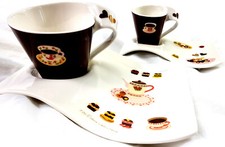 Villeroy & Boch Collector-Edition New Wave Kaffee +Espr.-Set Limited Coffee-Cake
