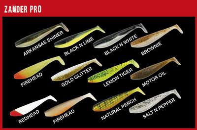 5 x FOX Rage ZANDER PRO Shad Lures - 7.5cm / 3'' - (5 LURES)