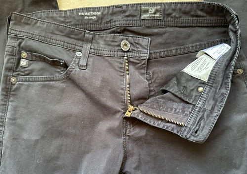 ADRIANO GOLDSHMIED Pants Mens 29Rx34 Black The Matchbox Slim Straight Low Rise - Picture 4 of 12