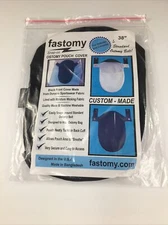 Fastomy Black Ostomy Pouch Cover Convatec & Hollister w/ Belt - 38" Waist