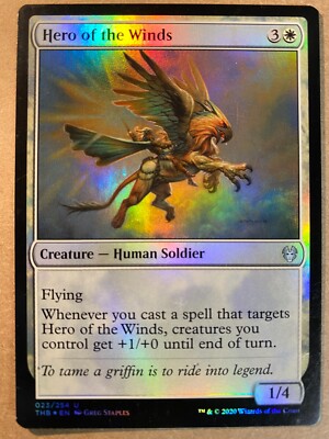 mtg theros beyond death best cards MTG 1x FOIL Hero of the Winds Theros Beyond Death Magic the Gathering Card  x1 NM