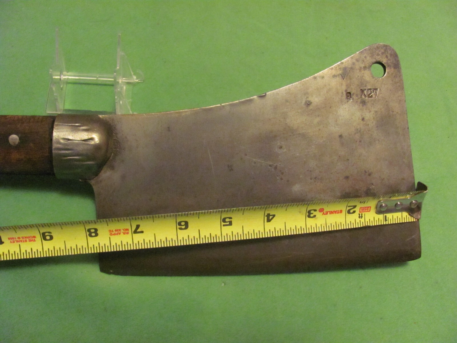 VINTAGE F DICK MEAT CLEAVER No. 59 8" BLADE 8 X27 MADE IN GERMANY