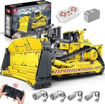 Reobrix 22001 Mechanical Bulldozer 1.988 Teile RC-Control ferngesteuert NEU OVP