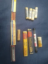 Vintage Mechanical Pencil Lead Scripto, Mongol, Ebhard Faber Mongol Blue And Red