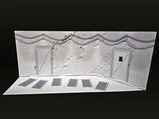 3.75" Echo Base Hallway Backdrop Display Star Wars Hasbro Kenner Ships Free