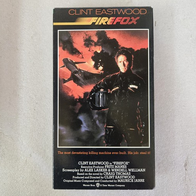 #ad #ad Clint Eastwood Firefox VHS Tape 1982 Action Thriller Movie Film PG $2.00