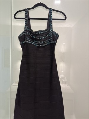 Herve Leger BLACK Bandage Gown Small Formal Slimming Designer $1590 | eBay Herve Leger BLACK Bandage Gown Small Formal Slimming Designer $1590 | eBay