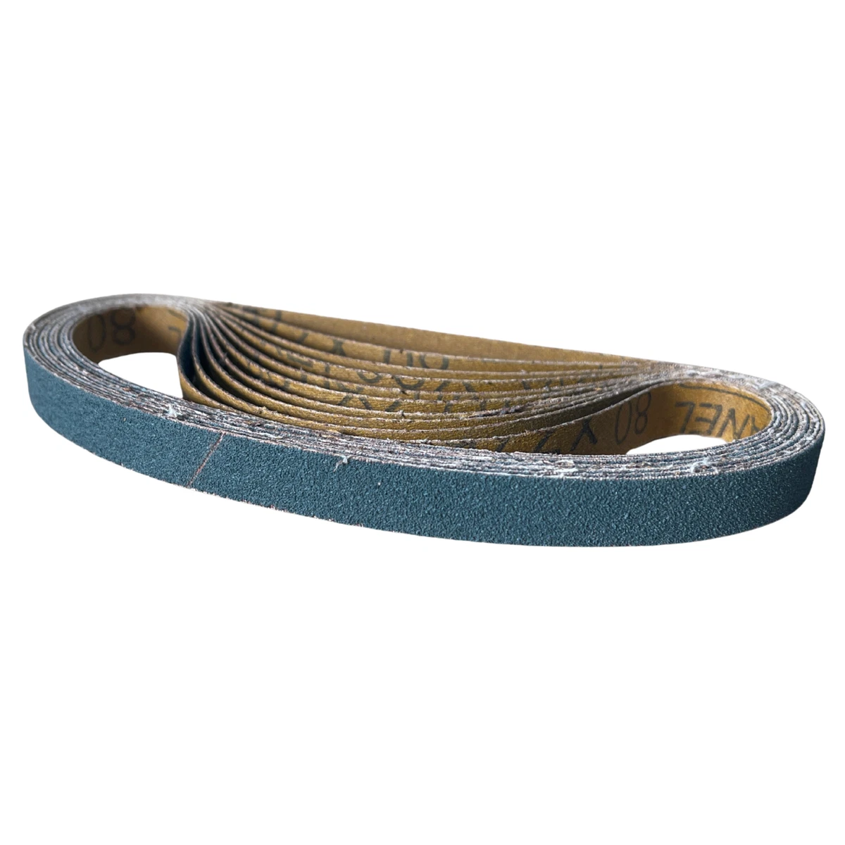 247bid 40-Pack Power File Sander Belts – 457mm X 13mm, Assorted Grit Aluminium Oxide
