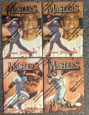 1997 Topps Finest Masters w/Coating Lot of 4! BARRY BONDS, BAGWELL, GONZALEZ