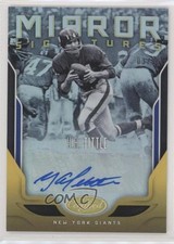 2017 Certified Mirror Signatures Gold 3/25 YA Tittle #MS-YT Auto HOF 0a6