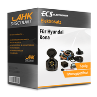 für Hyundai Kona 06.2017-04.2023 ECS Elektrosatz 7Polig Fahrzeugspezifisch Esatz