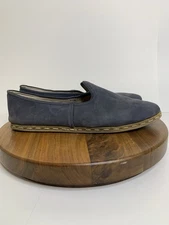 sabah shoes 45 Men Blue Leather Hand Stitched Turkey Aladdin Slip On Boho