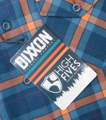 Small DIXXON Flannel ''High Fives'' NIB Shirt Womens SOLD OUT