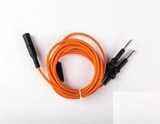 2Pc Laparoscopic Silicon Bipolar Cable 300cm Surgical SS Instruments CE Approved