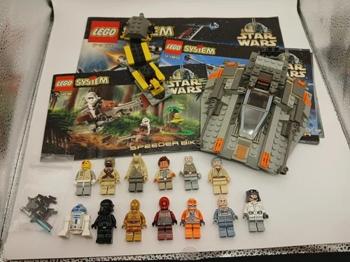 Huge Lego Star Wars Lot Vintage Minifigures And Sets 14 Figs R2-D2 C3-PO