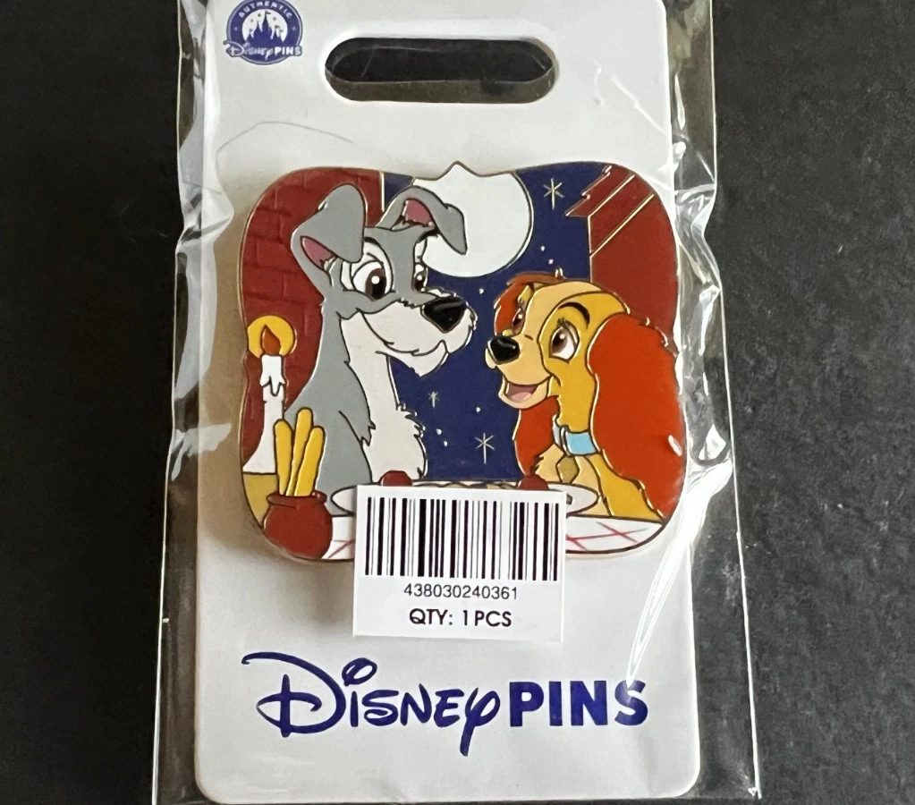 Lady & the Tramp Contemporary Disney Pins, Patches & Buttons (1968