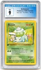 CGC 9 MINT German Bulbasaur / Bisasam Base 1st Edition 1999 Pokemon 44/102 -112