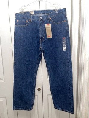 Men's LEVIS 505 REGULAR Straight Leg Blue Jeans-Size 38 X 29-New With Tags