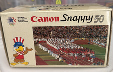 Vtg 1984 Olympic Los Angeles Canon Snappy '84 Point Shoot Compact 35mm Camera