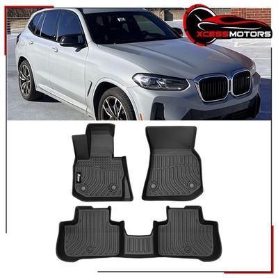 Fits 18-24 BMW X3 G01 X3M F97& 19-25 X4 G02 X4M F98 3D TPE Floor Mats Protectors