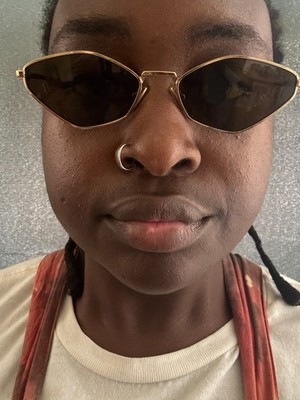 Miu Miu sunglasses mu 54ys Gold Geometric | eBay