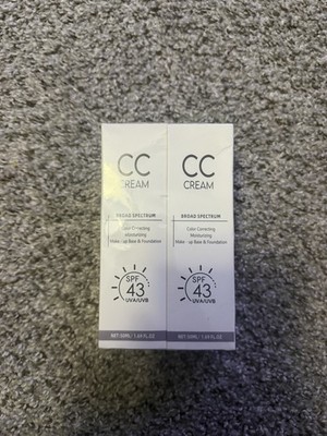 Zephoco CC Cream SPF 43 Color Correcting Moisturizing Broad Spectrum 50ml