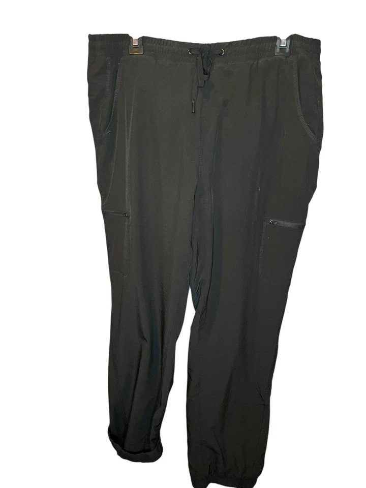 Calça jogger feminina Eddie Bauer de náilon forrada de lã tamanho 14 forro neve esqui - Imagem 3 de 4