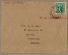 Australia 1938 Plain 4d Koala FDC Cover to UK