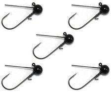 Harmony Fishing Tungsten Finesse Weedless Ned Jigheads (1/8oz, 5 Pack)