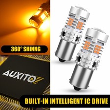 OXILAM 7507 PY21W BAU15S LED Bulbs Amber Yellow 2740LM for Turn Signal Lights