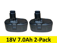 2 PACK 18V 7.0AH Replacement Battery For Dewalt 18 VOLT XRP
